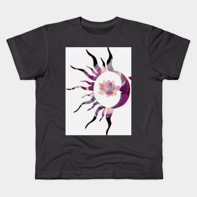 Sun and Moon Kids T-Shirt by Jadenkai